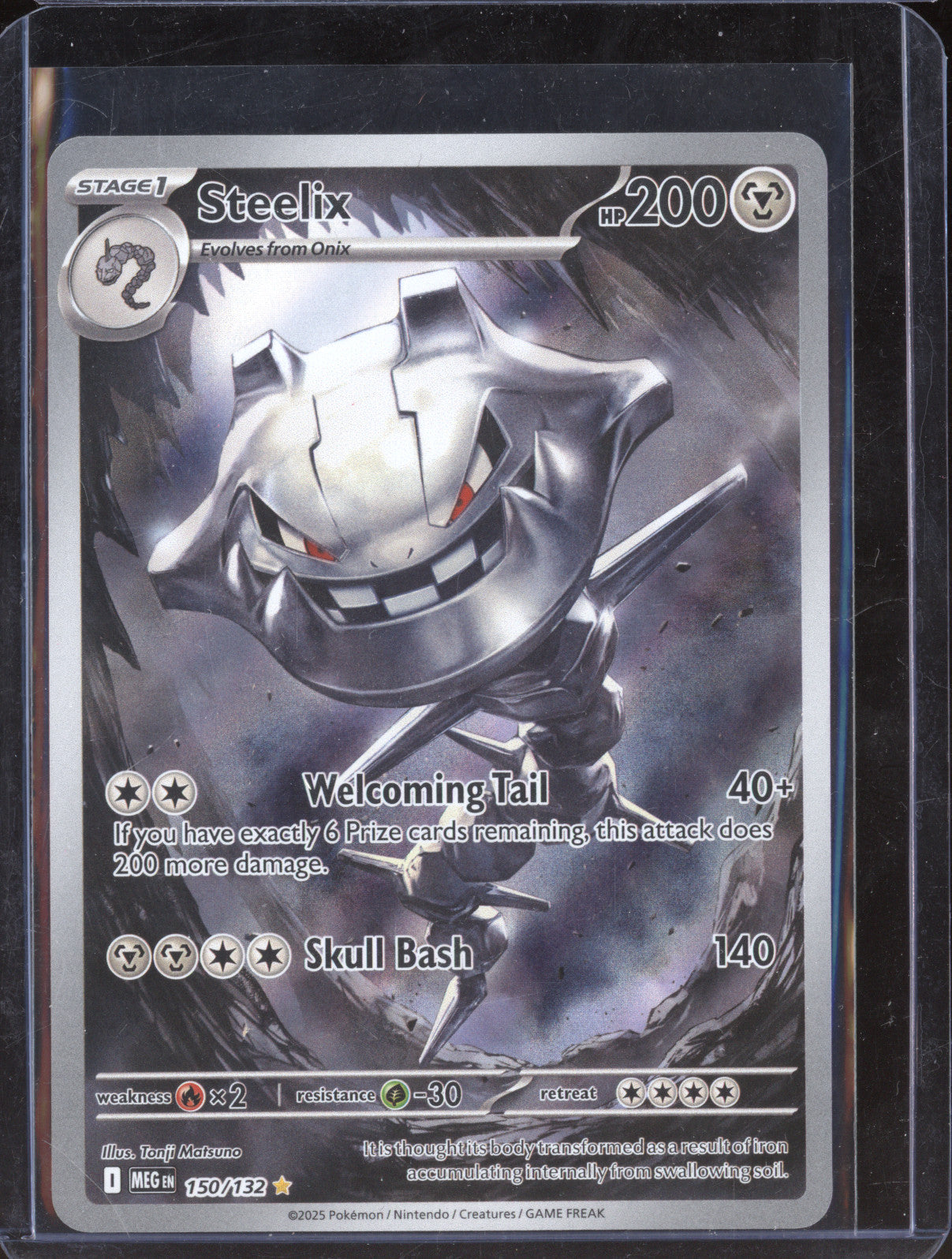 2025 Pokemon Mega Evolution 150/132 Steelix Holo