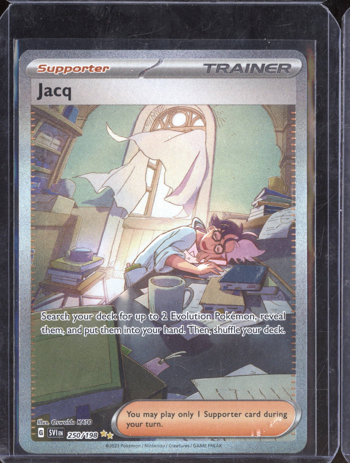 2023 Pokemon Scarlet & Violet 250/198 Jacq Full Art