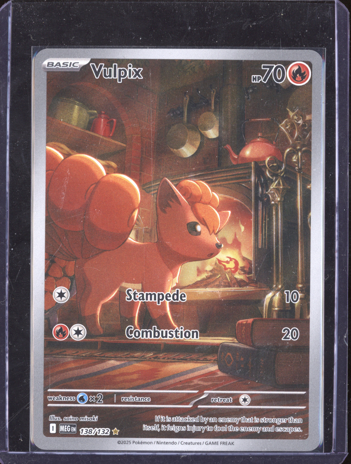 VULPIX 138/132 - Pokemon Mega Evolution IR Illustration Rare