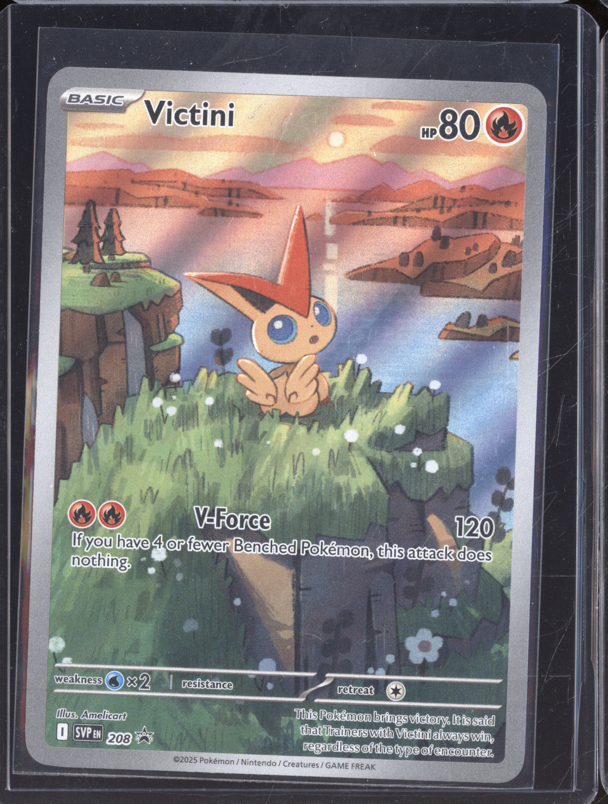 2025 Pokemon SVP208 Victini Black Star Promo