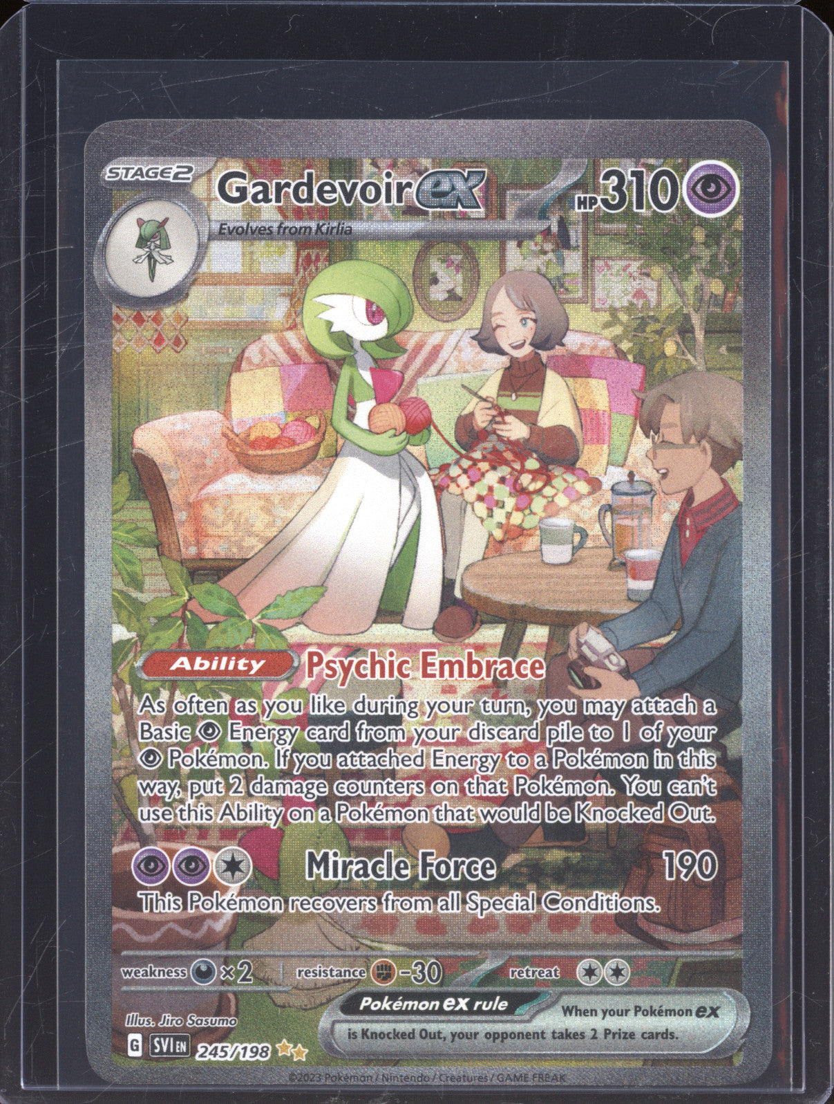 Gardevoir ex 2023 Pokemon Scarlet & Violet SVI 245/198 Special Illustration Rare