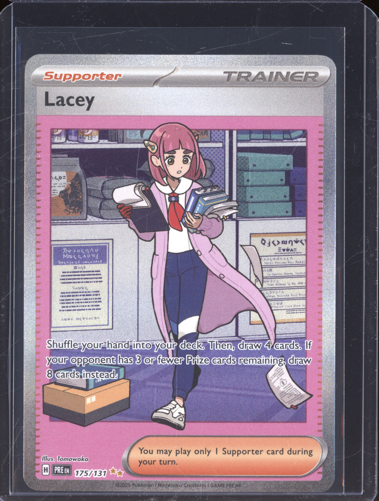 Lacey 2025 Pokemon Prismatic Evolutions PRE 175/131 Special Illustration Rare