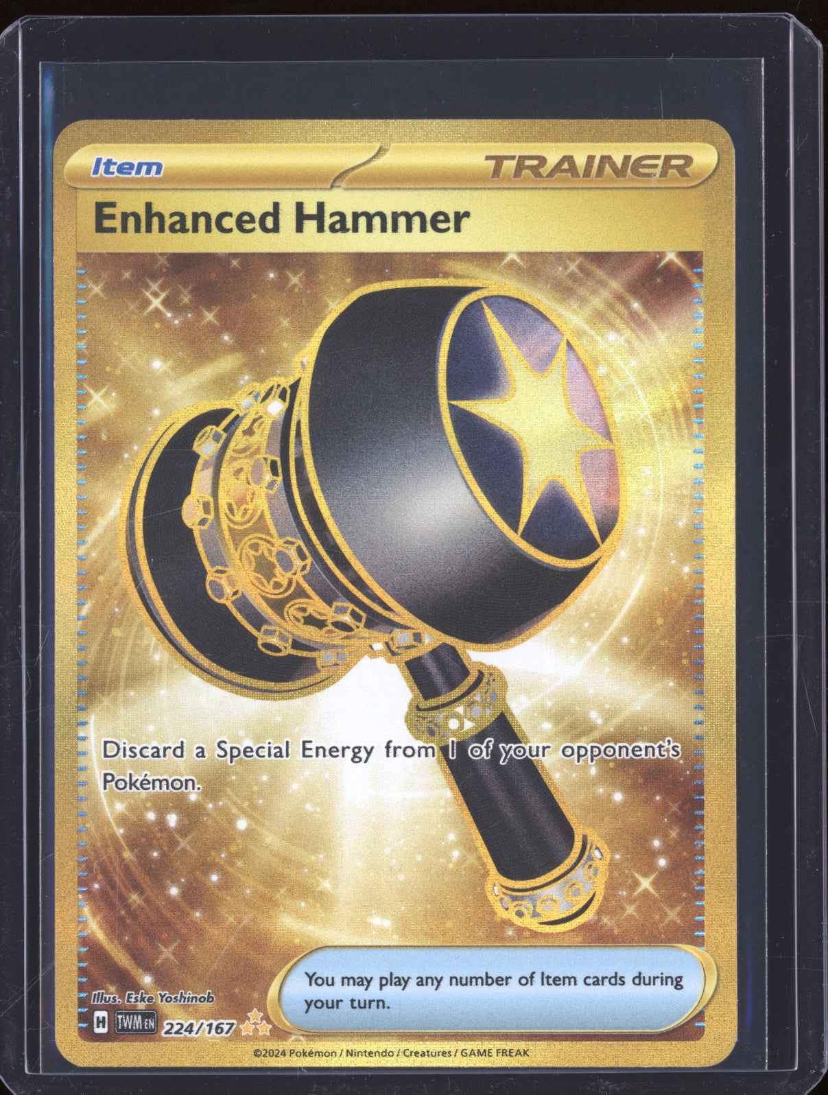 Enhanced Hammer 2024 Pokemon Twilight Masquerade TWM 224/167 Hyper Rare