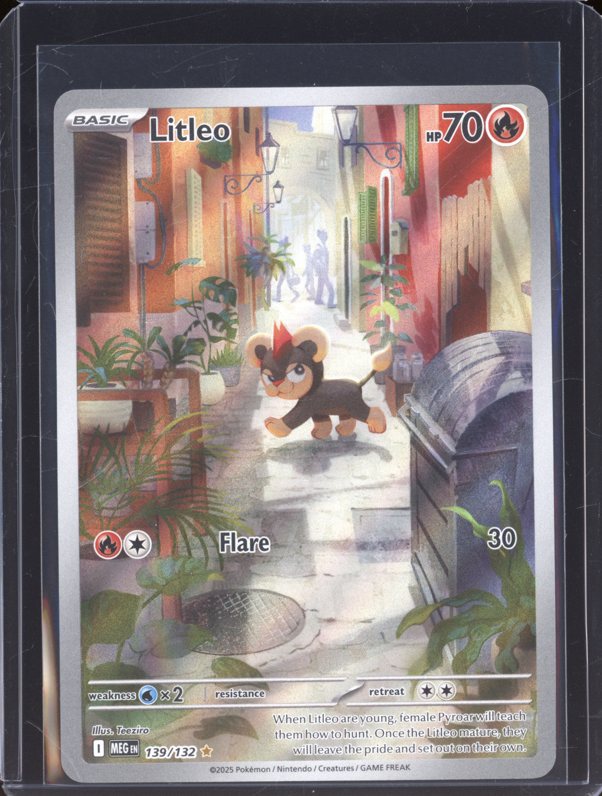 Litleo 2025 Pokemon Mega Evolutions MEG 139/132 Illustration Rare