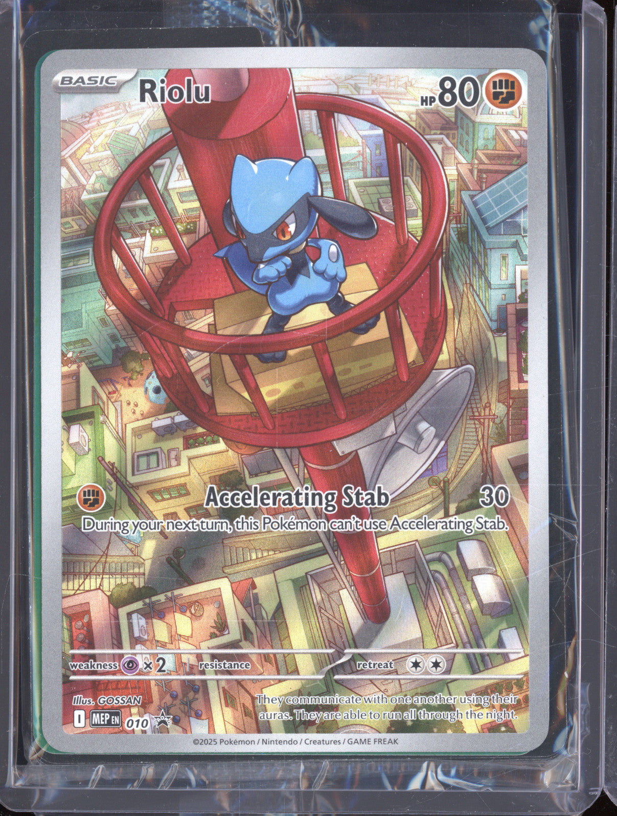 Riolu 2025 Pokemon Mega Evolutions Promo MEP 010 ETB Promo