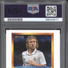 Luka Modric 2022-23 Topps Finest Flashback UCC A-MO Orange Auto 7/10 PSA 10/10