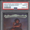 Frodo, Sauron's Bane  Magic MTG Lord of the Rings 448 Scene Foil PSA 10