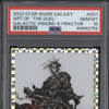 Art of The Duel 2024 0 Chrome Star Wars Galaxy Galactic Visions X-Fractor 7/10 PSA 10