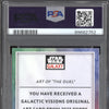 Art of The Duel 2024 0 Chrome Star Wars Galaxy Galactic Visions X-Fractor 7/10 PSA 10