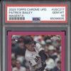 Patrick Bailey 2023 Topps Chrome Update USC217 Magenta RC 6/399 PSA 10