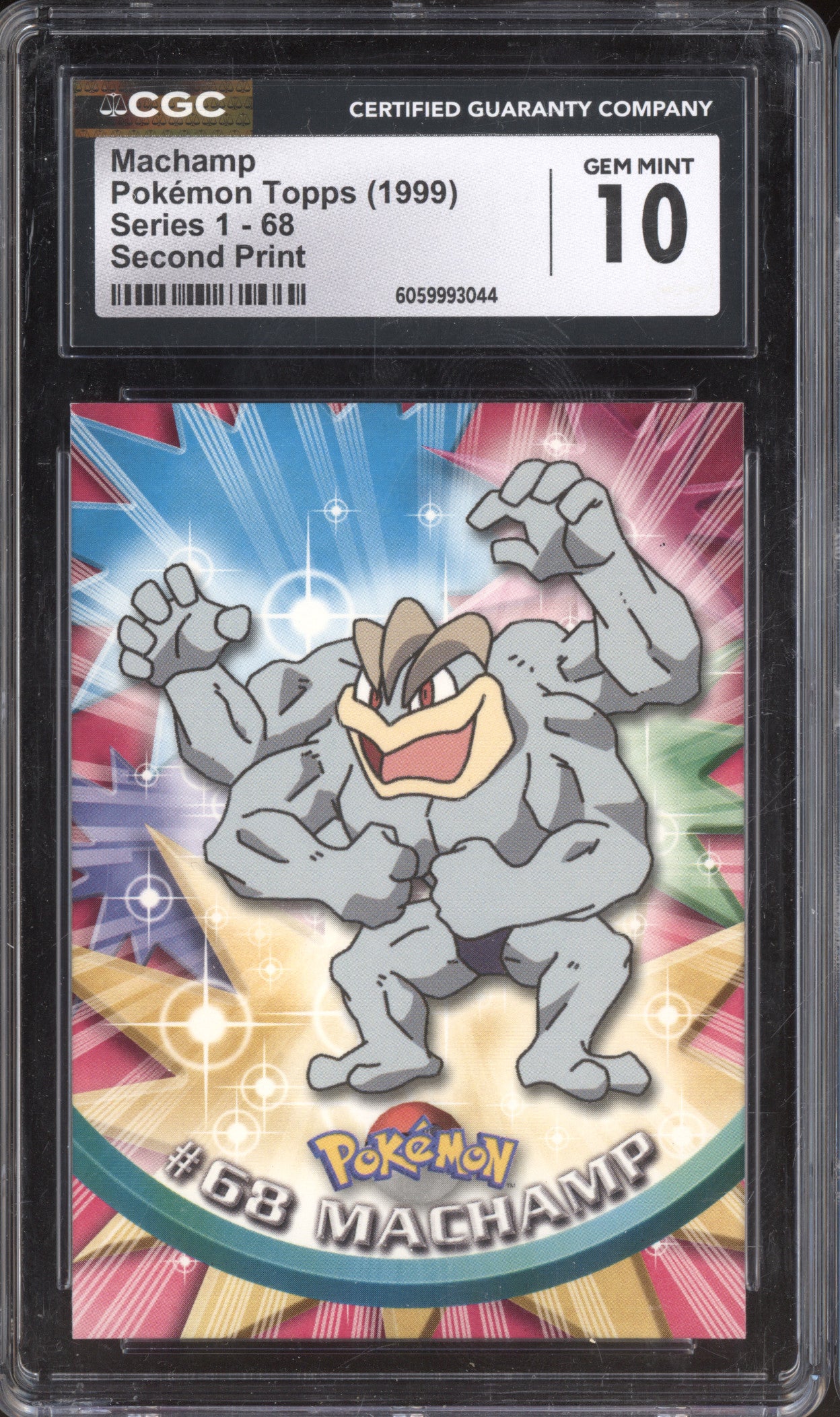 1999 Topps Series 1 68 Machamp CGC 10