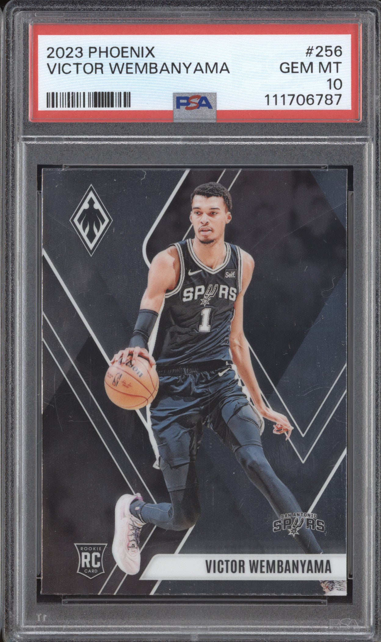 Victor Wembanyama 2023-24 Panini Phoenix 256 RC PSA 10
