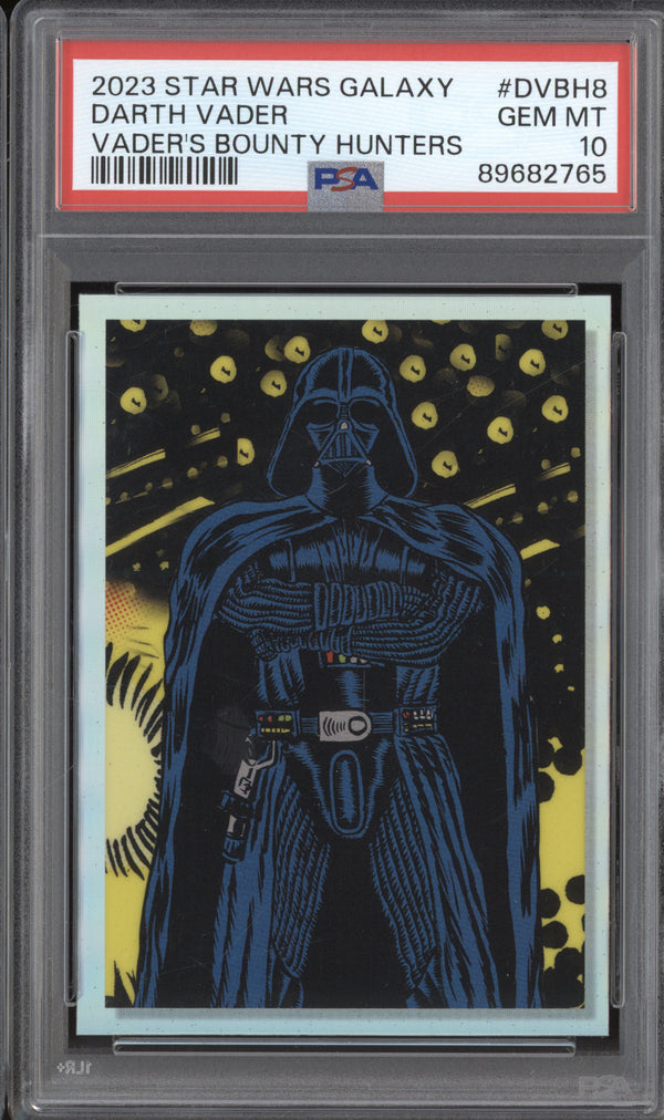 Darth Vader 2023 Topps Chrome Star Wars Galaxy Vader's Bounty Hunters PSA 10