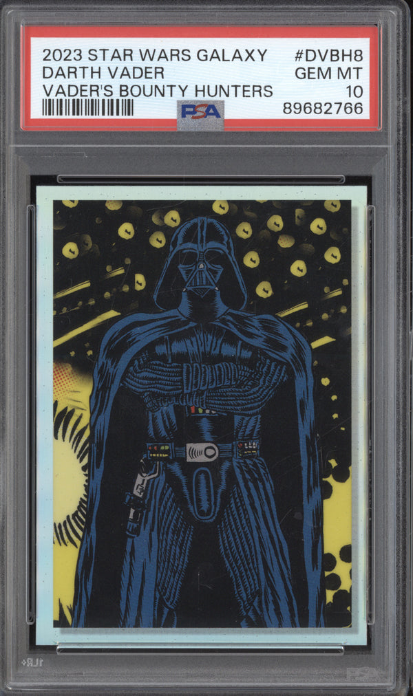 Darth Vader 2023 Topps Chrome Star Wars Galaxy Vader's Bounty Hunters PSA 10