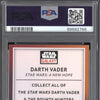 Darth Vader 2023 Topps Chrome Star Wars Galaxy Vader's Bounty Hunters PSA 10