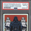 Vader & Stormtroopers 2023 Topps Chrome Star Wars Galaxy Bounty Hunters PSA 10