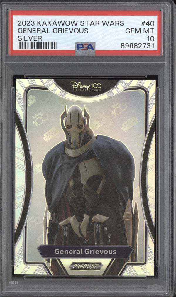 General Greivous 2023 Kakawow Star Wars Phantom PS-I-40 Silver PSA 10