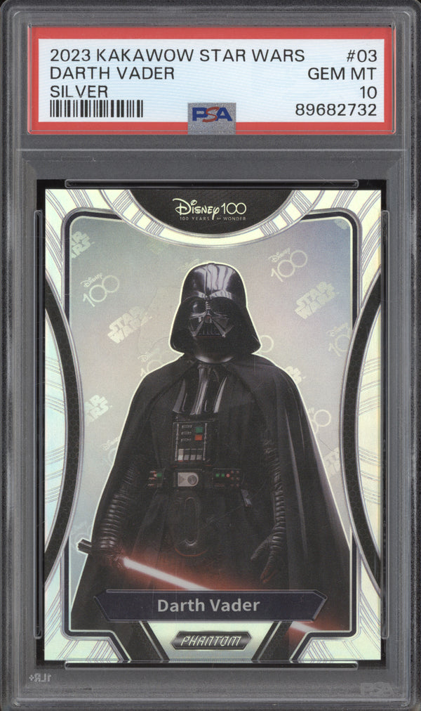 Darth Vader 2023 Kakawow Star Wars Phantom PS-I-03 Silver PSA 10