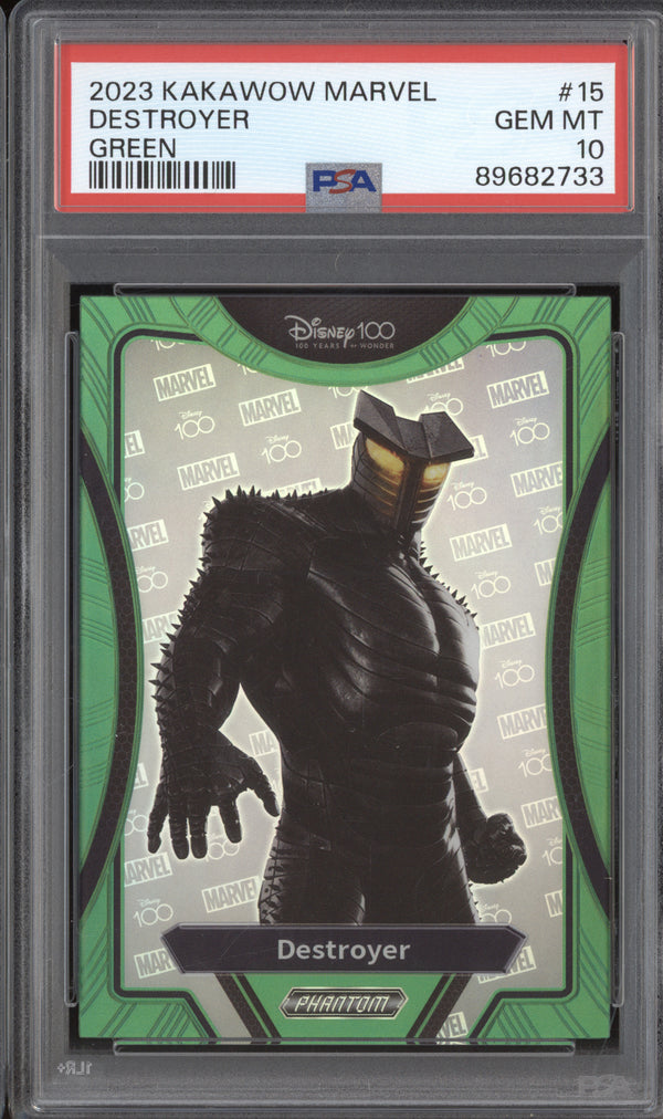 Destroyer 2023 Kakawow Marvel Phantom PM-IGR-15 Green 17/20 PSA 10