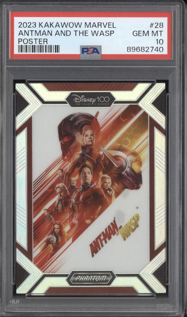 Antman and the Wasp 2023 Kakawow Marvel Phantom PM-HB-28 Poster 14/188 PSA 10