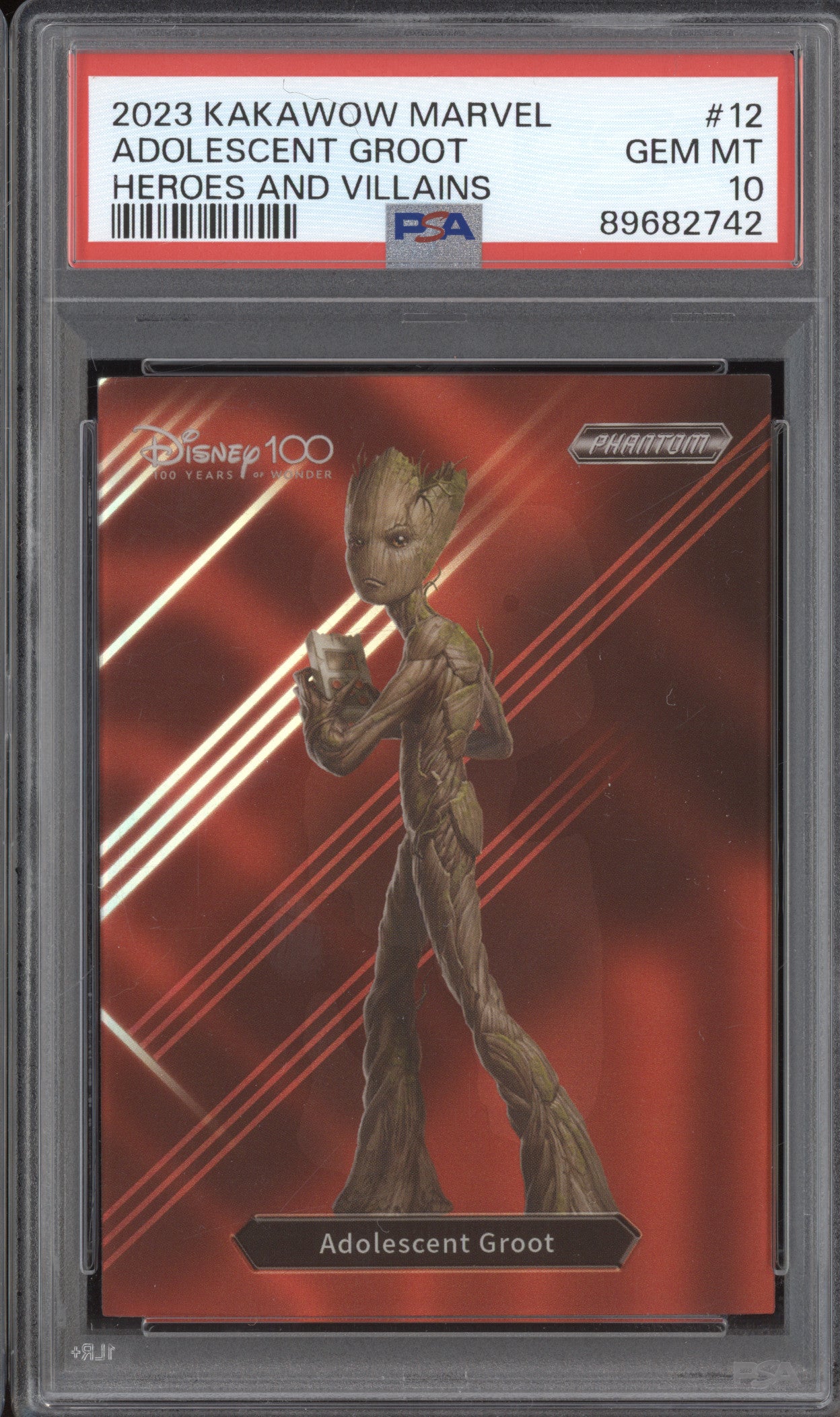 Adolescent Groot 2023 Kakawow Marvel Phantom PM-YF-12 Heroes and Villains PSA 10