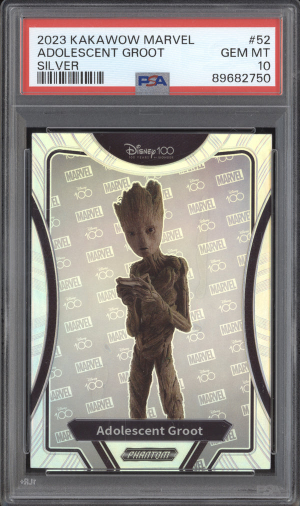 Adolescent Groot 2023 Kakawow Marvel Phantom PM-I-52 Silver PSA 10