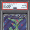 Iron Leaves ex 2024 Pokemon Temporal Forces 186/162 Ultra Rare Full Art PSA 10