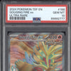 Gouging Fire ex 2024 Pokemon Temporal Forces 188/162 Ultra Rare Full Art PSA 10