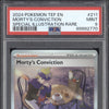 Morty's Conviction 2024 Pokemon Temporal Forces 211/162 Special Rare PSA 9