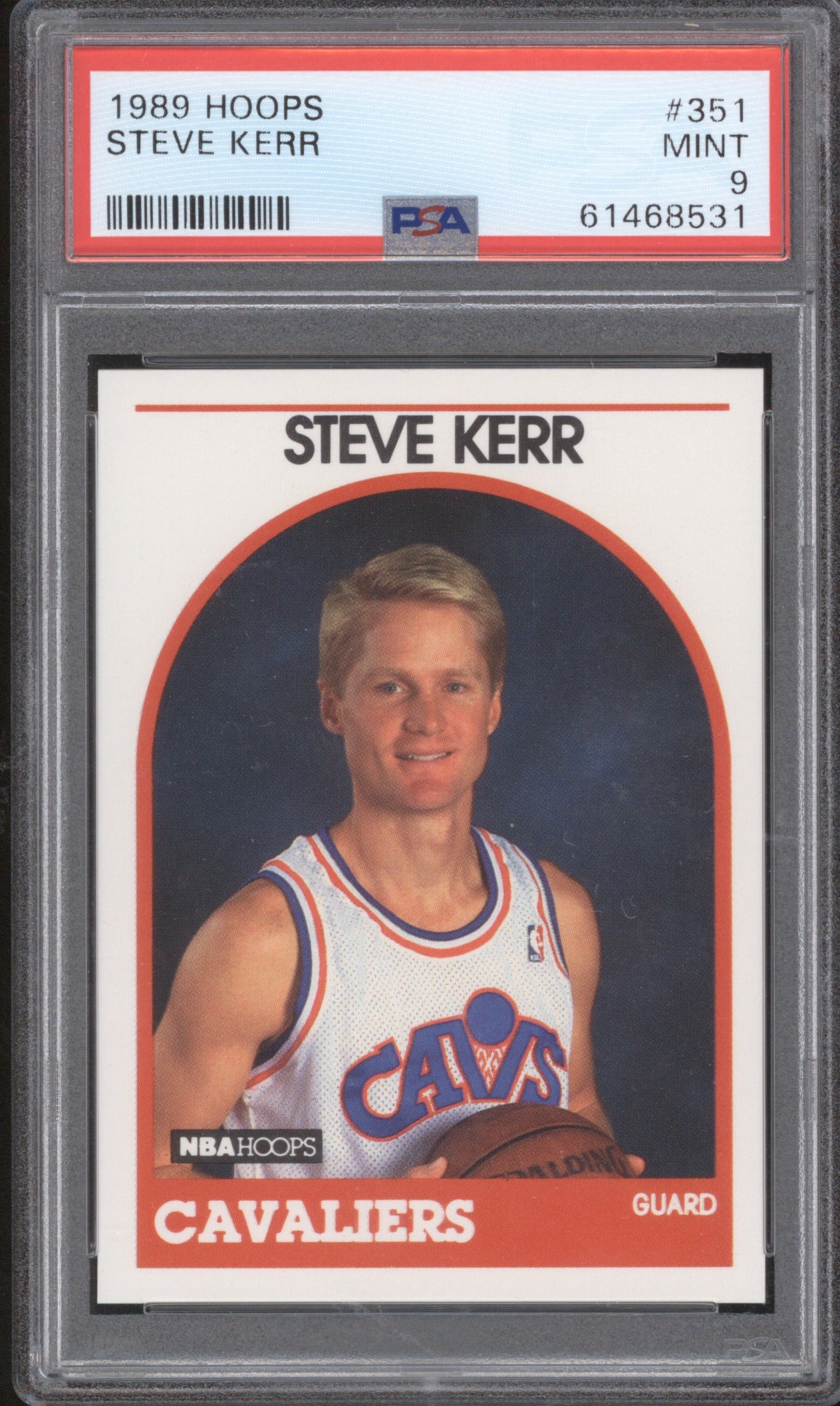Steve Kerr 1989 Hoops 1989 351 PSA 9