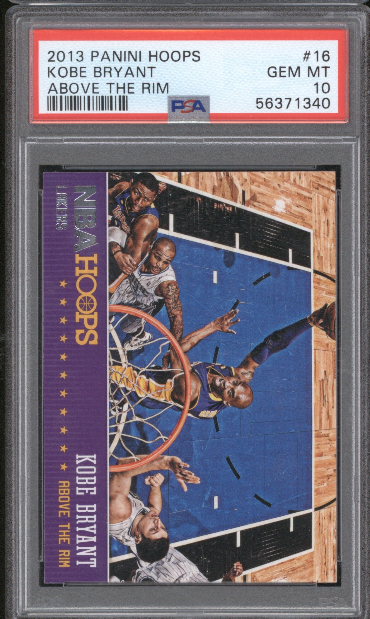 2013 Panini Hoops Kobe Bryant Above the Rim PSA 10