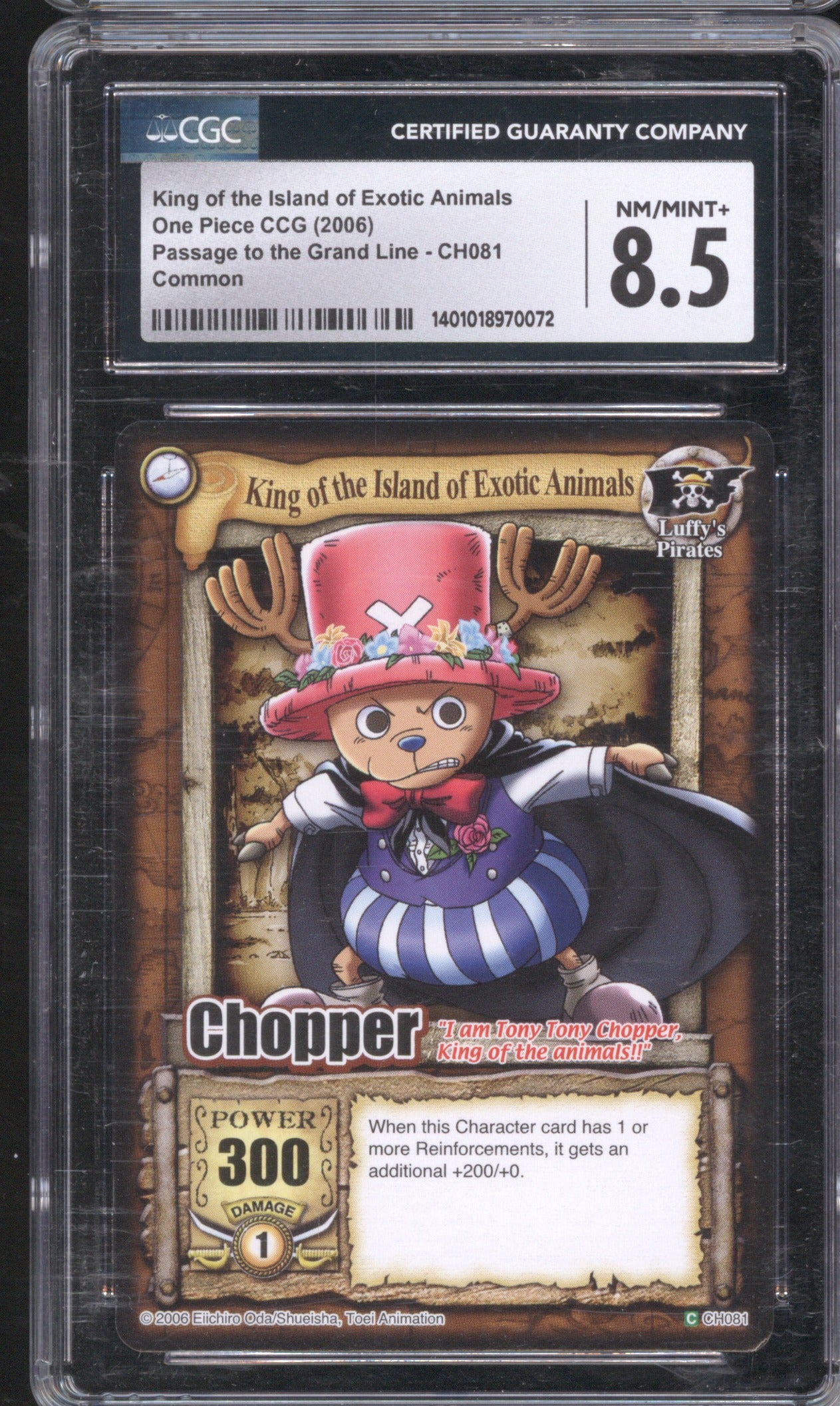 One Piece Passage to the Grand Line King of the Island of Exotic Animals CGC 8.5