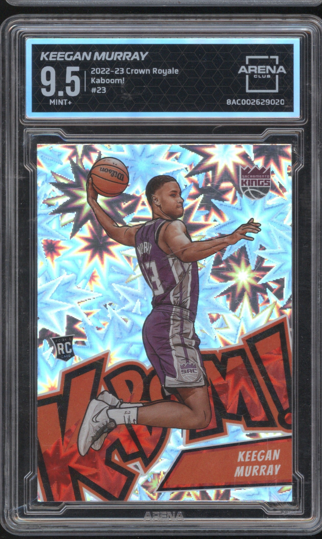 2022 Panini Crown Royale Keegan Murray RC 23 Kaboom!