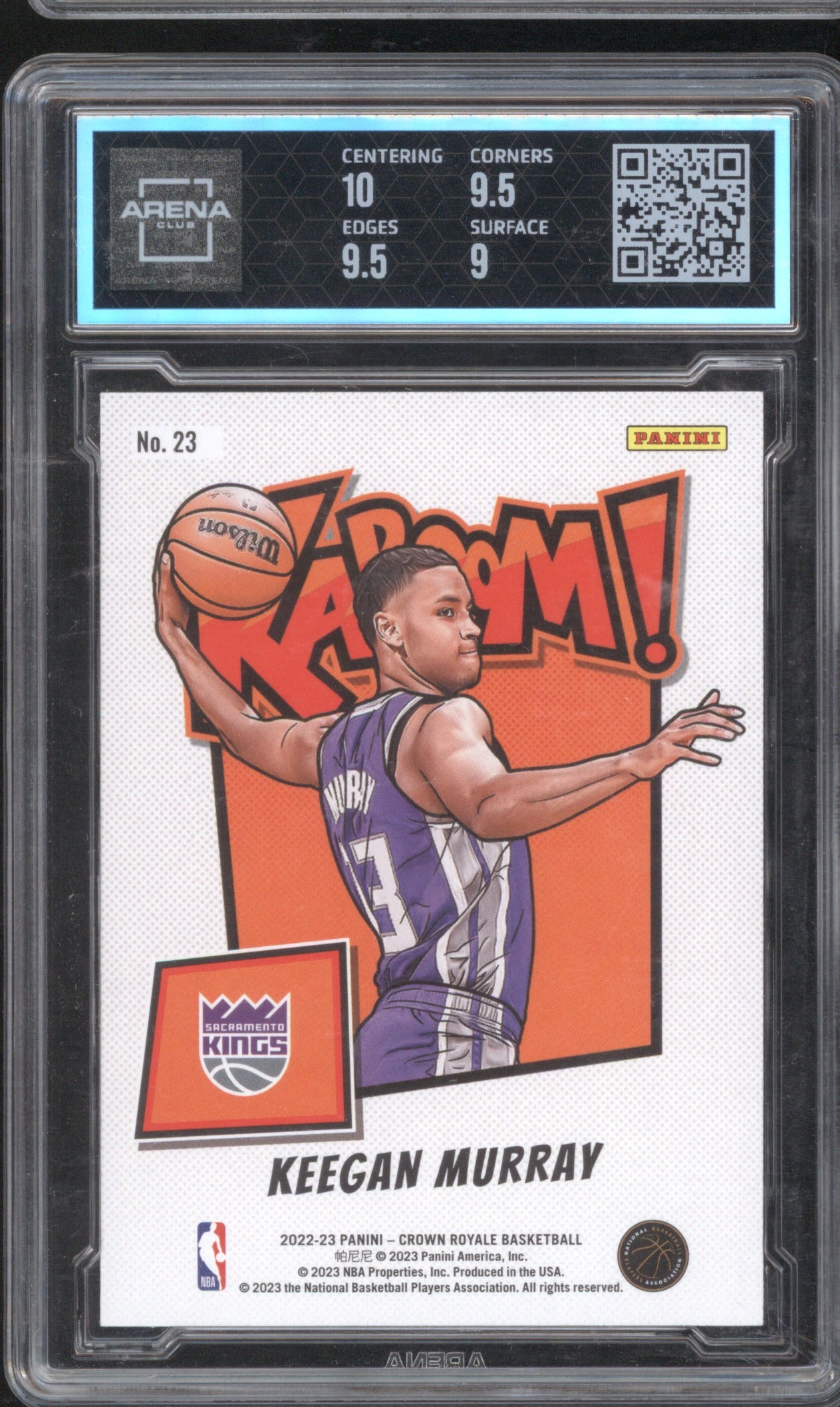 2022 Panini Crown Royale Keegan Murray RC 23 Kaboom!