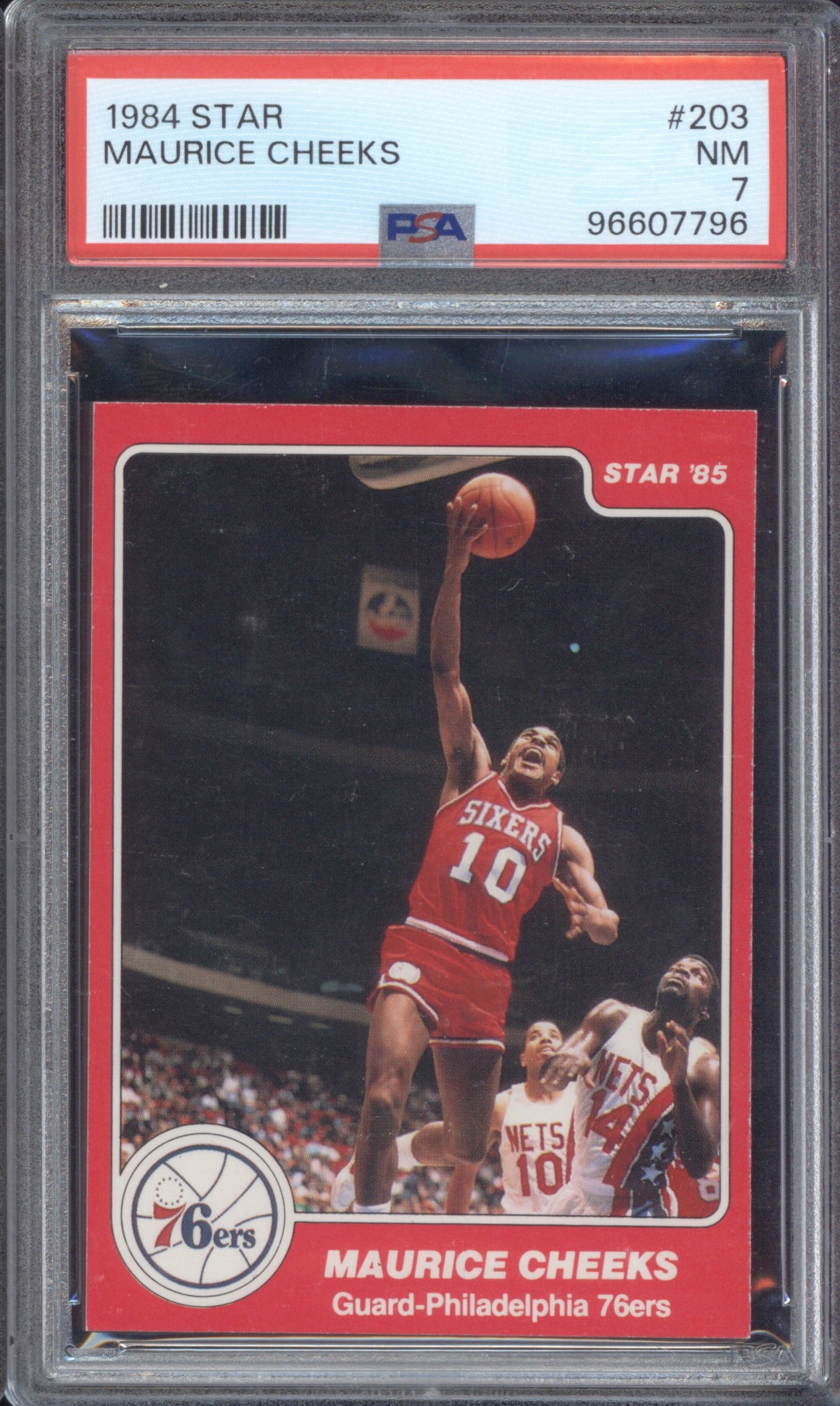 Maurice Cheeks 1984 Star 203 PSA 7