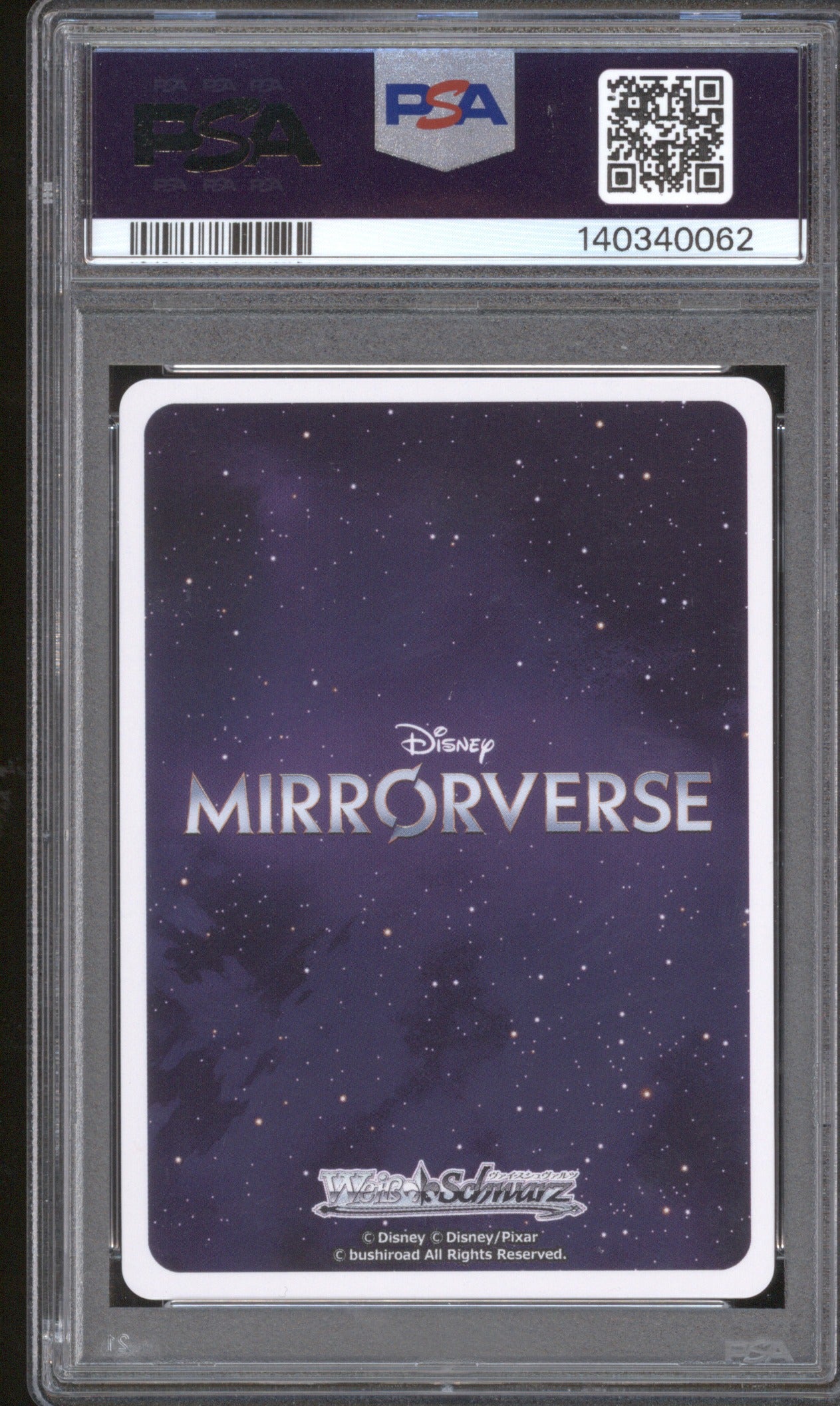 STLR SRC/MICKEY MOUSE 2025 WEISS SCHWARZ DISNEY MIRRORVERSE E003 PSA 10