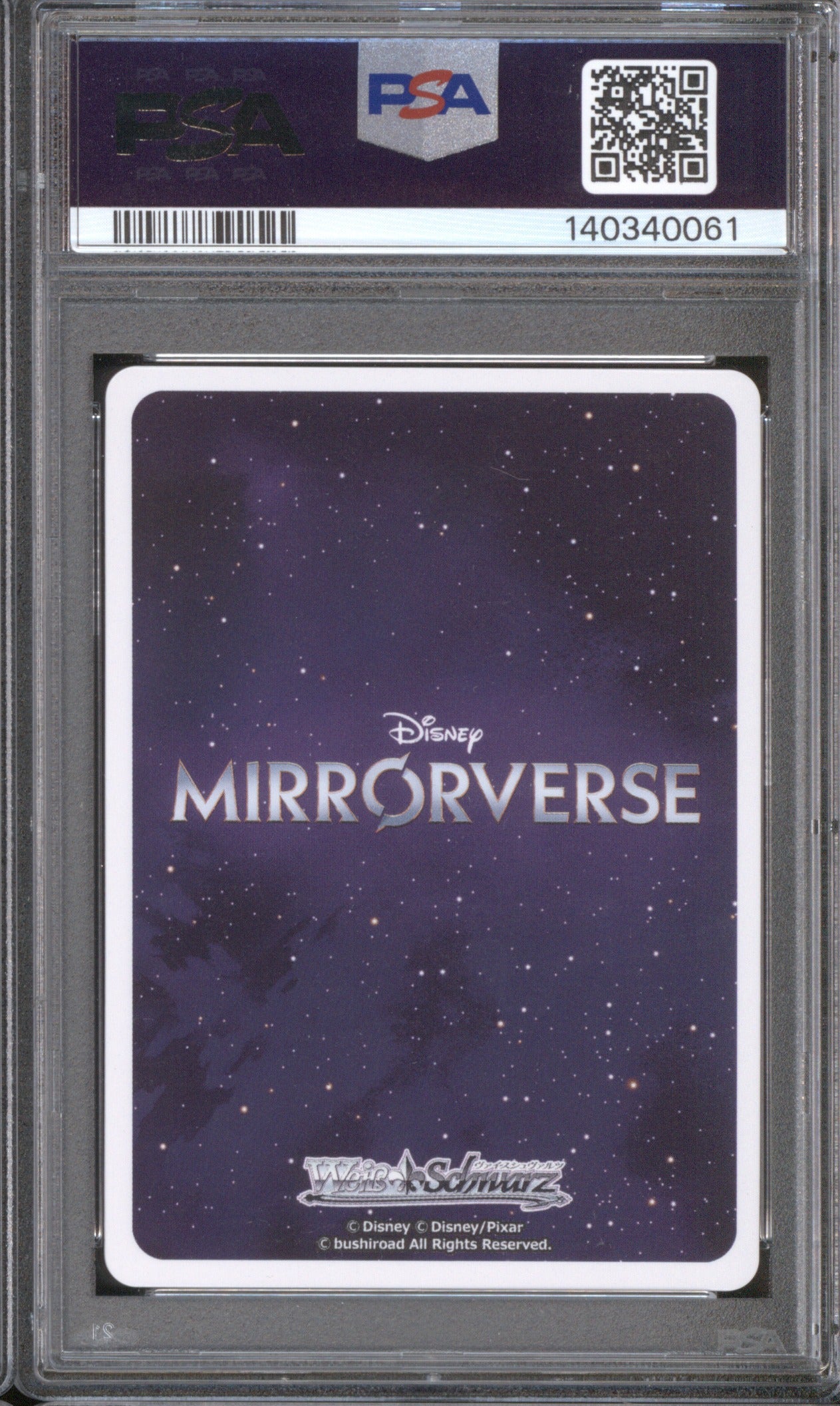 2025 WEISS SCHWARZ DISNEY MIRRORVERSE STLR SRC/MICKEY MOUSE E003 PSA 10