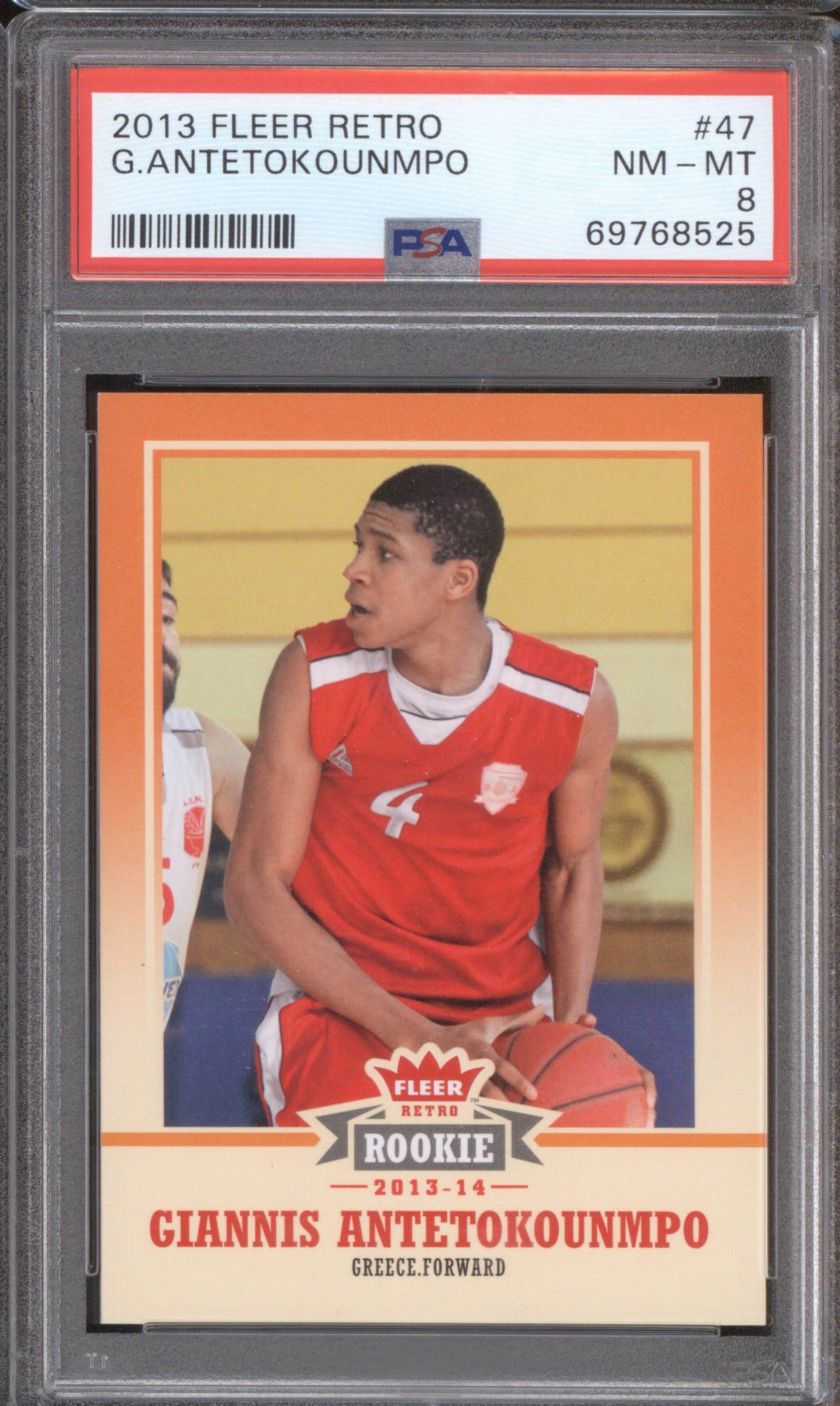 GIANNIS ANTETOKOUNMPO 2013 FLEER RETRO 47 PSA 8