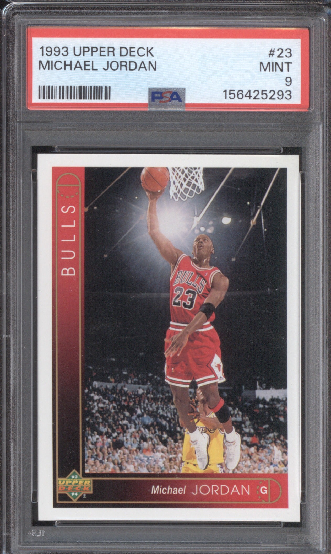 MICHAEL JORDAN 1993 UPPER DECK #23 PSA 9