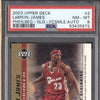 LeBron James 2003-04 Upper Deck  Phenomenal Beginnings Gold RC 78/100 PSA 8 RKO