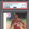 LeBron James 2004-05 Upper Deck Rivals 7 Platinum 20/23 PSA 8 RKO