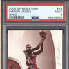 LeBron James 2005-06 Upper Deck SP Signature 14 Gold 3/25 PSA 9 RKO