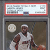 LeBron James 2012-13 Panini Totally Certified 113 Totally Gold 17/25 PSA 9 RKO