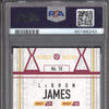 LeBron James 2015-16 Panini Excalibur 10 Jamfest Gold Pop 2 5/25 PSA 10 RKO