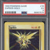 Zapdos 1999 Pokemon Unlimited 16/102 Holo PSA 5 ASR
