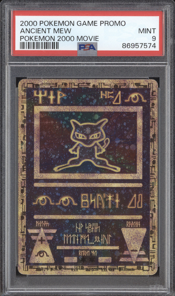 Ancient Mew 2000 Pokemon  Pokemon 2000 Movie Promo PSA 9 ASR