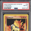 Cyndaquil 2000 Pokemon Neo Genesis 56/111 1st Edition PSA 8 ASR