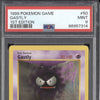 Gastly 1999 Pokemon Unlimited 50/102 1st Edition PSA 9 ASR