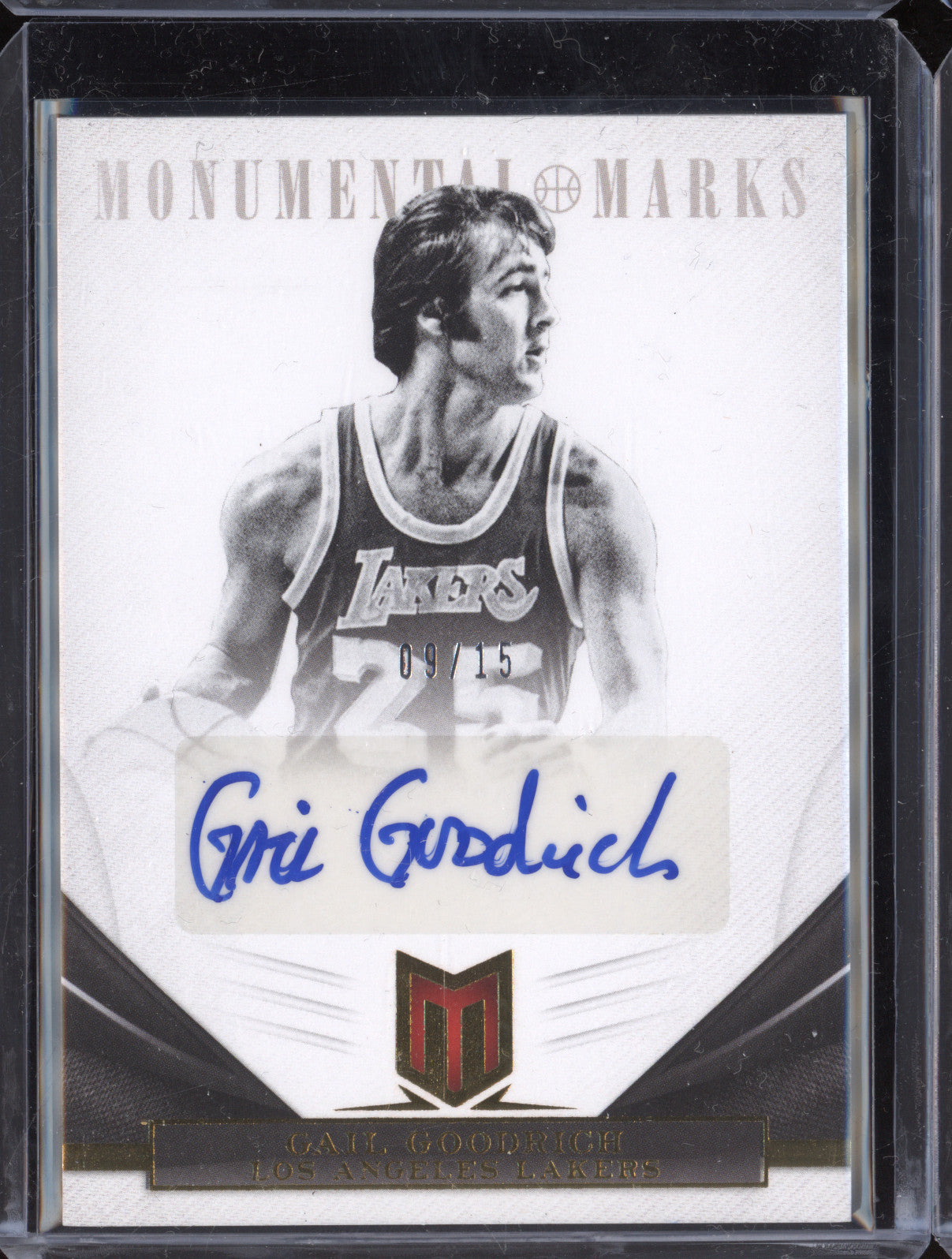 Gail Goodrich 2012-13 Panini Momentum 8 Monumental Marks Auto 9/15