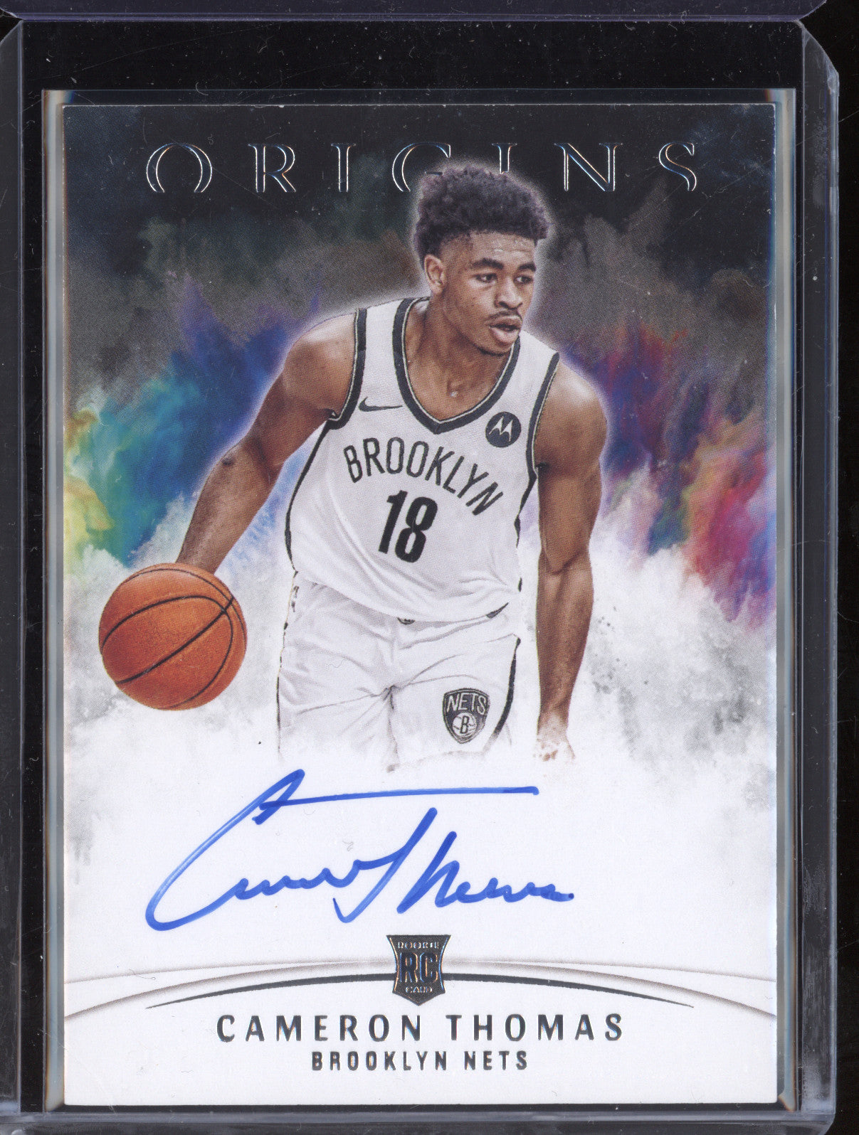 Cameron Thomas 2021-22 Panini Origins RA-CAM Rookie Auto RC